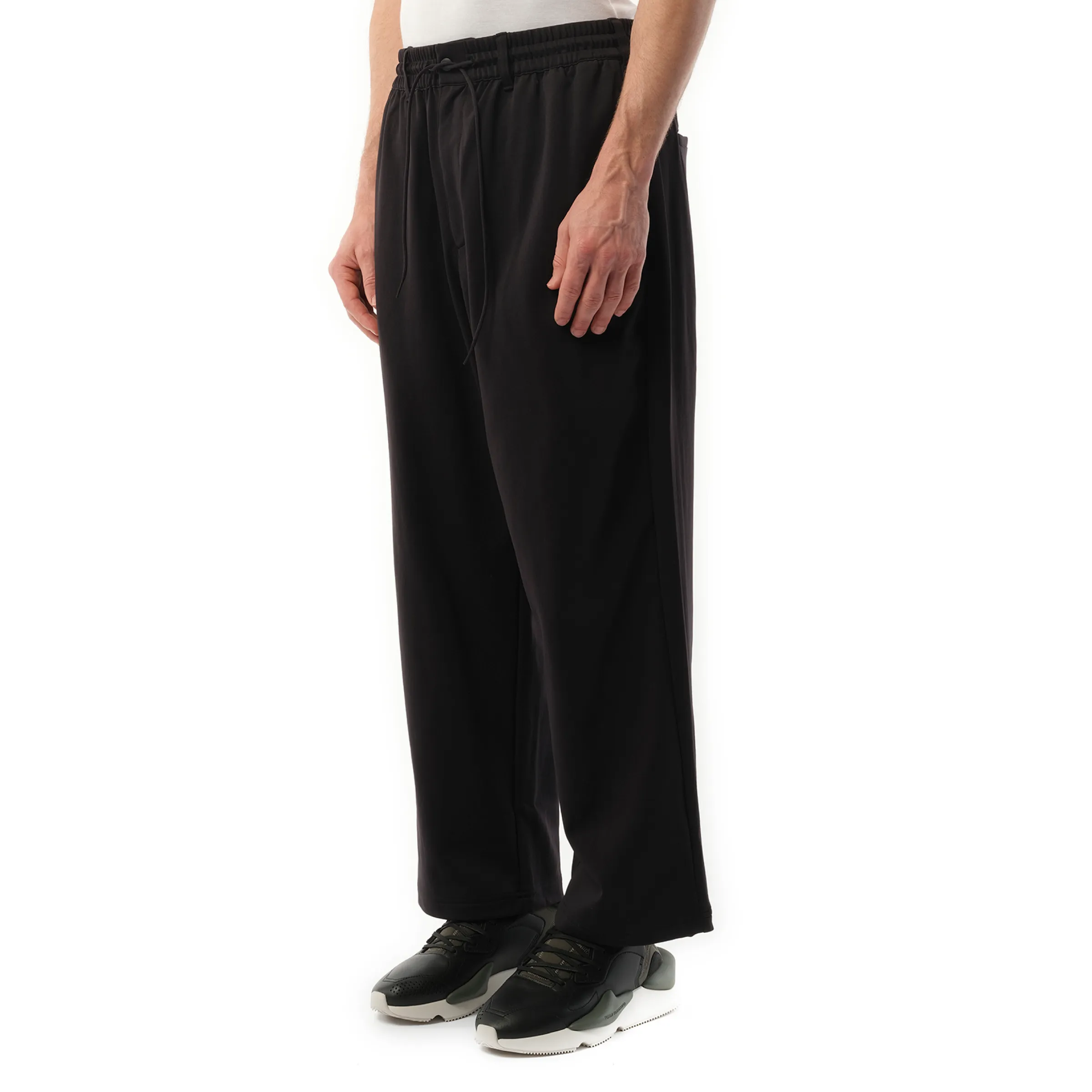 3 Stripe Wide Pants in Black