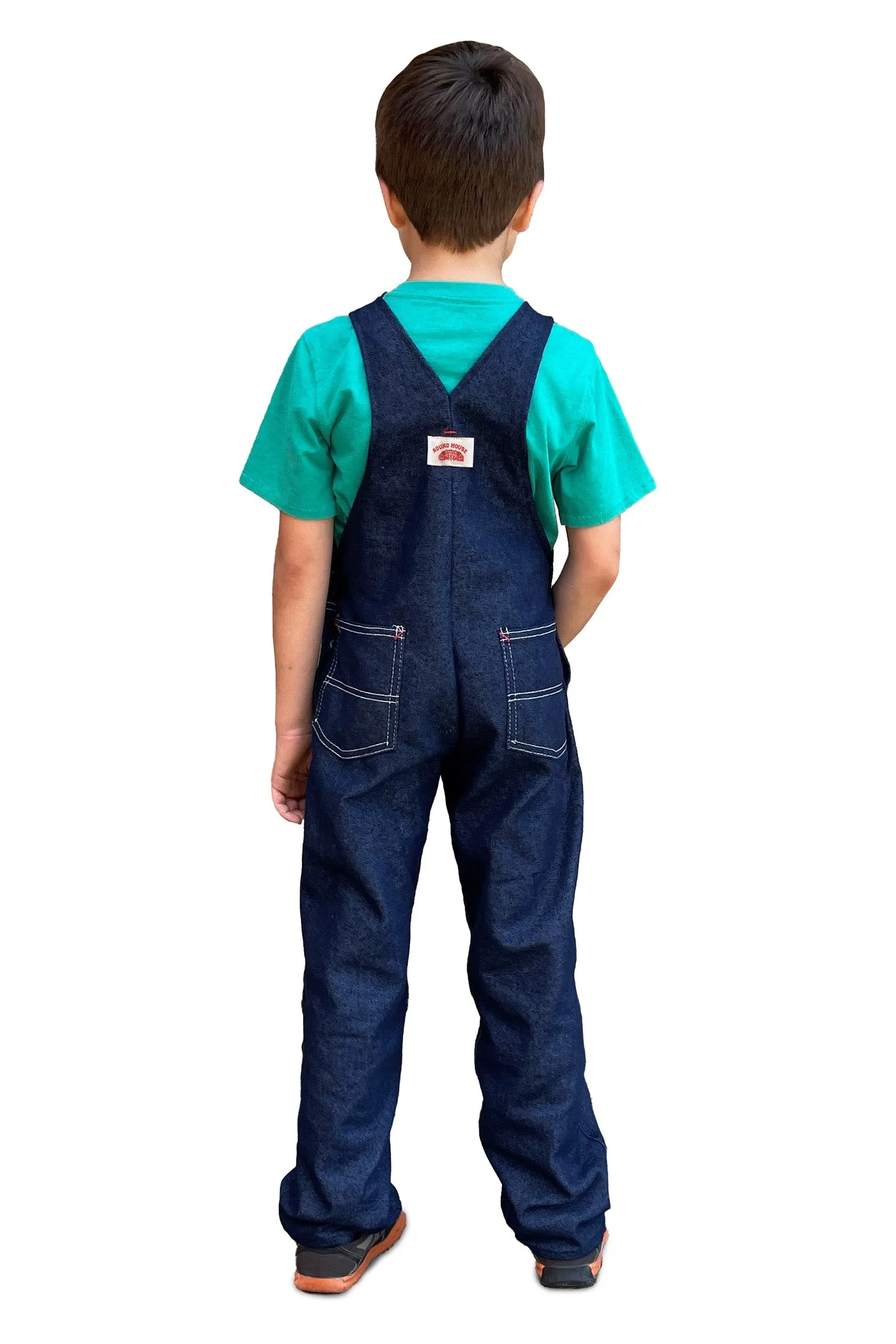 #9 Youth Blue Denim Bib Overalls