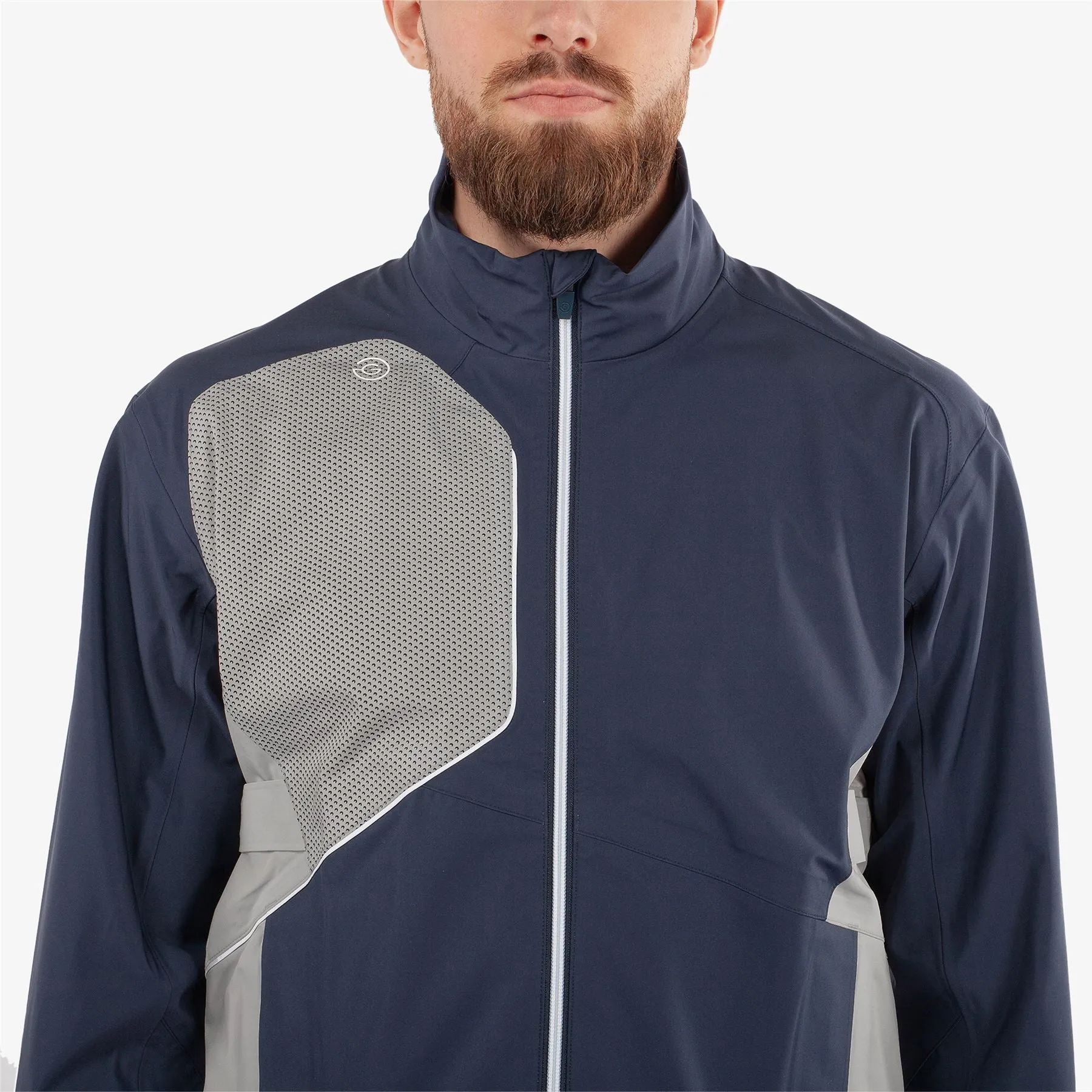 Ames PERTEX Waterproof Jacket Navy/Cool Grey - 2024