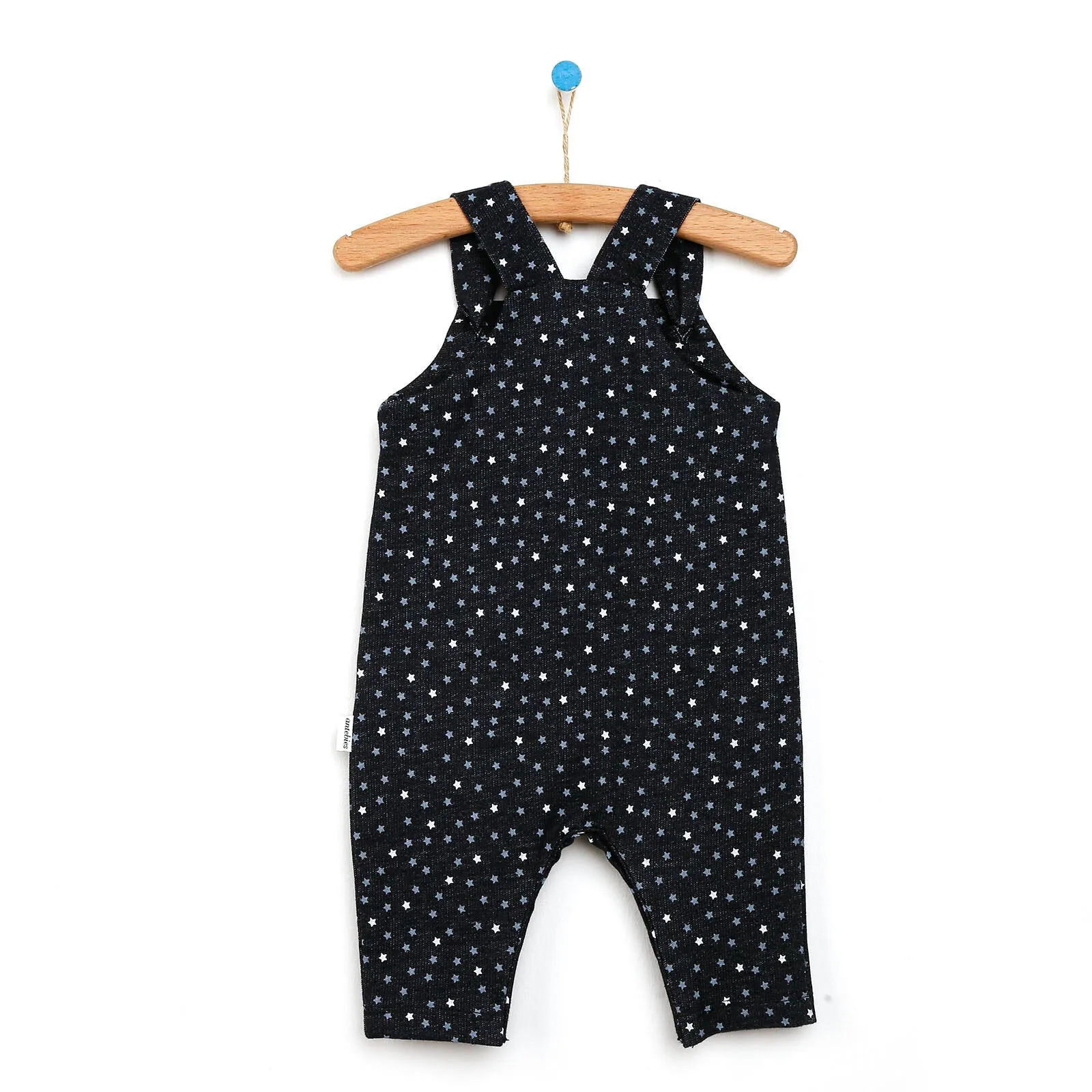 Antebies Newborn Sky Organic Overalls - Navy Blue