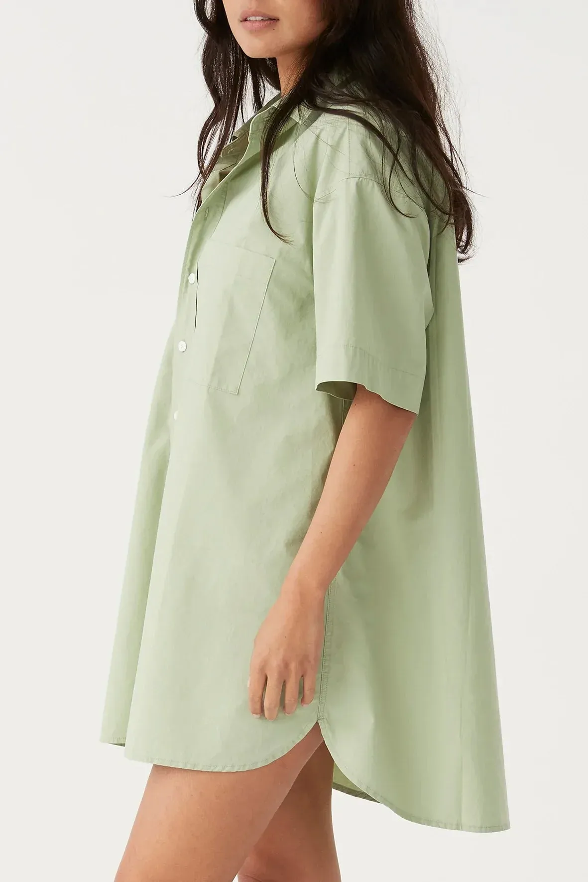 Arcaa dylan/drew shirt dress - sage