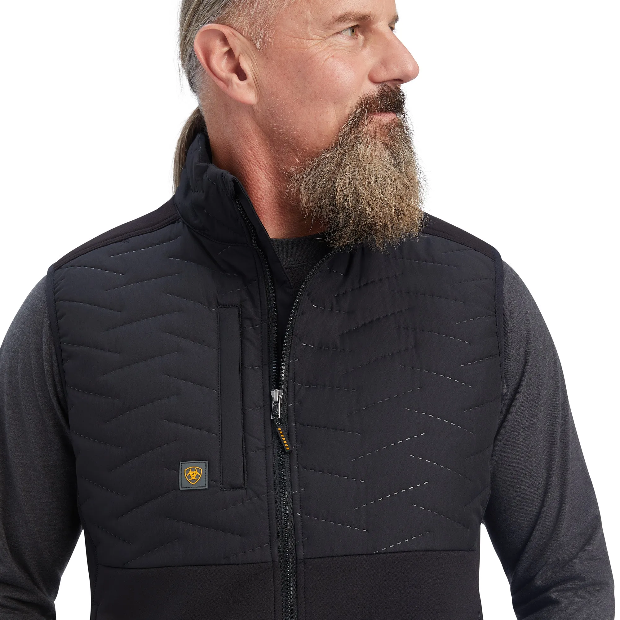 Ariat Men's Rebar Cloud 9 Insulated Black Vest 10041503