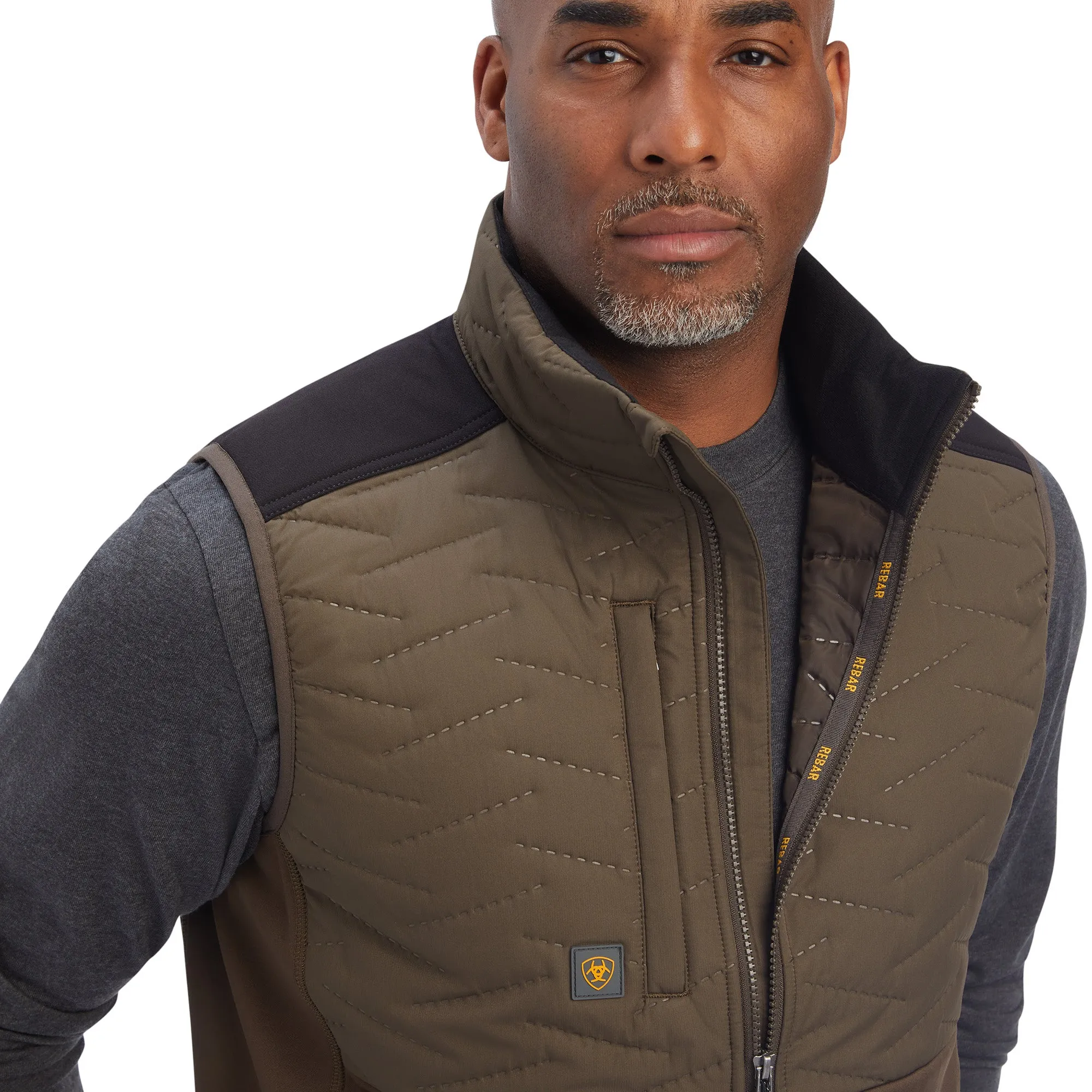 Ariat Men's Rebar Cloud 9 Insulated Wren Green Vest 10041504