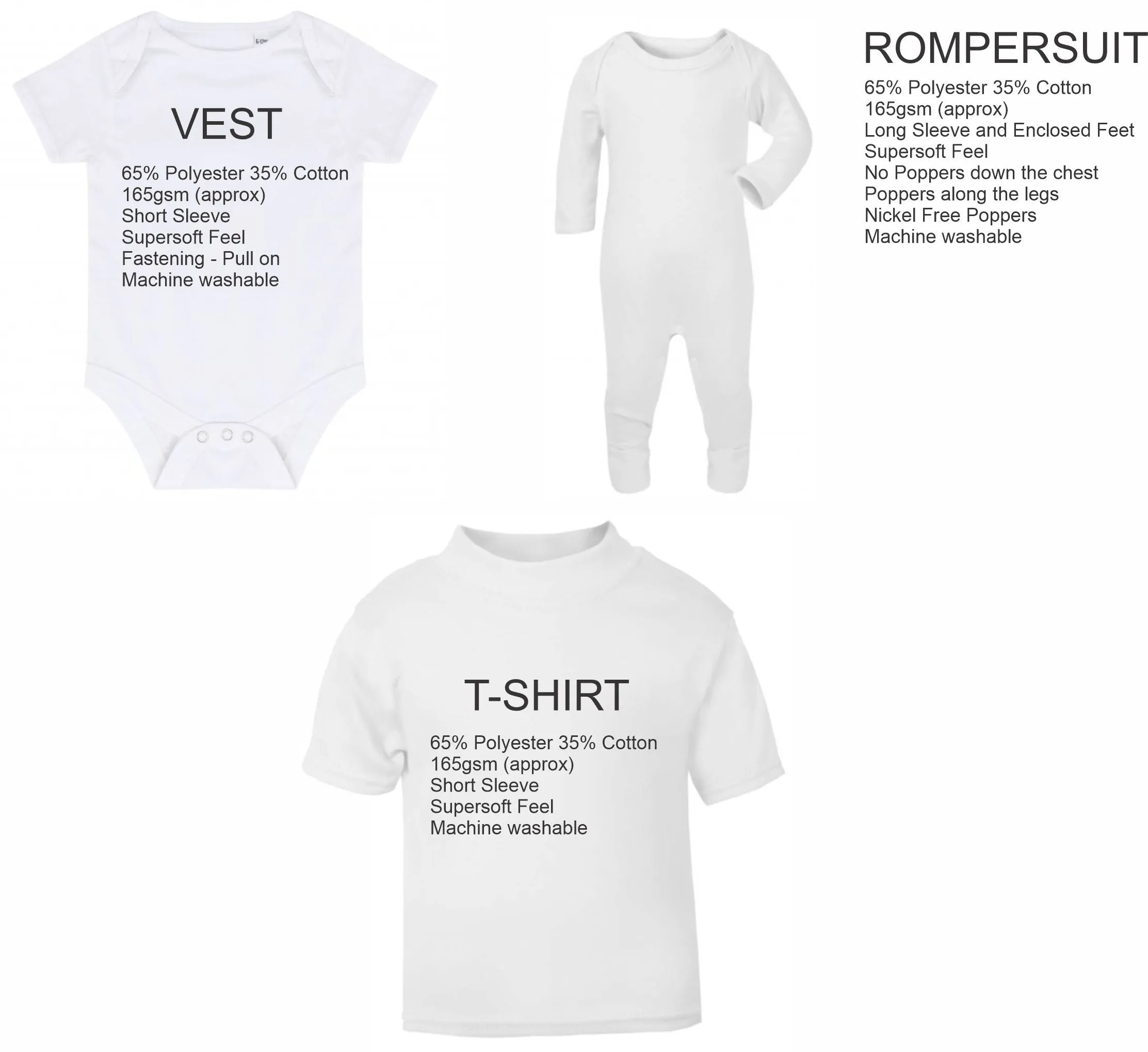 Baby Christening Outfit | Personalised Christening Baptism Naming Day Gift Sleepsuit Vest - New Baby