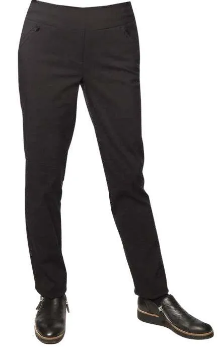 Bengaline Pant With Zip Pockets - Black