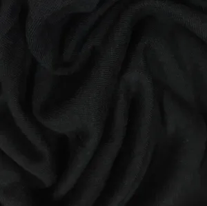 Black Bamboo/Spandex Jersey Fabric - 240 GSM