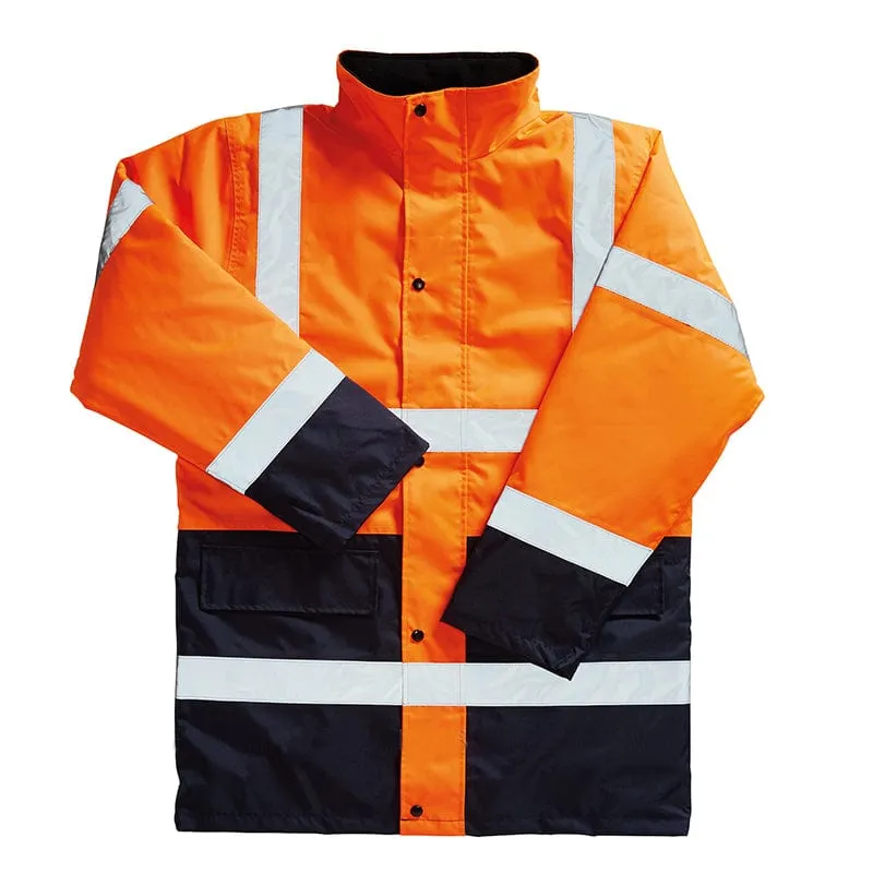 Blackrock Hi Vis Coat Two Tone Contrast