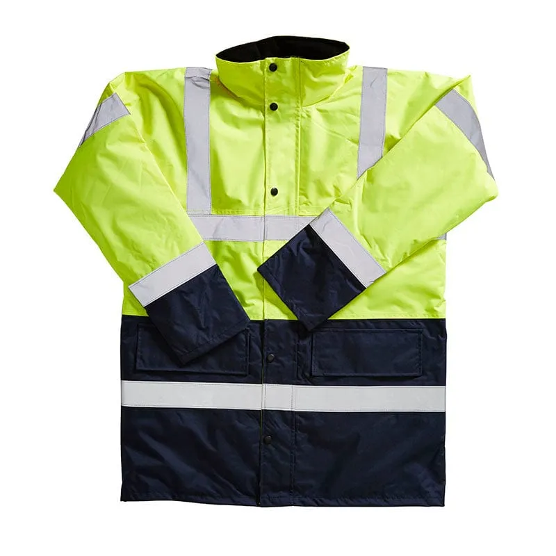 Blackrock Hi Vis Coat Two Tone Contrast