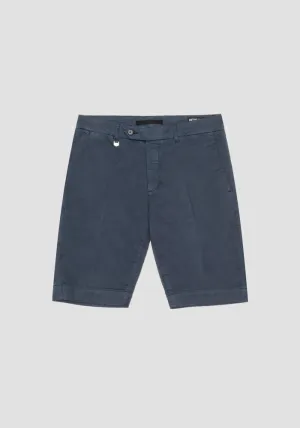 calçao  Trousers Bryan Skinny Fit Navy Blue Antony Morato