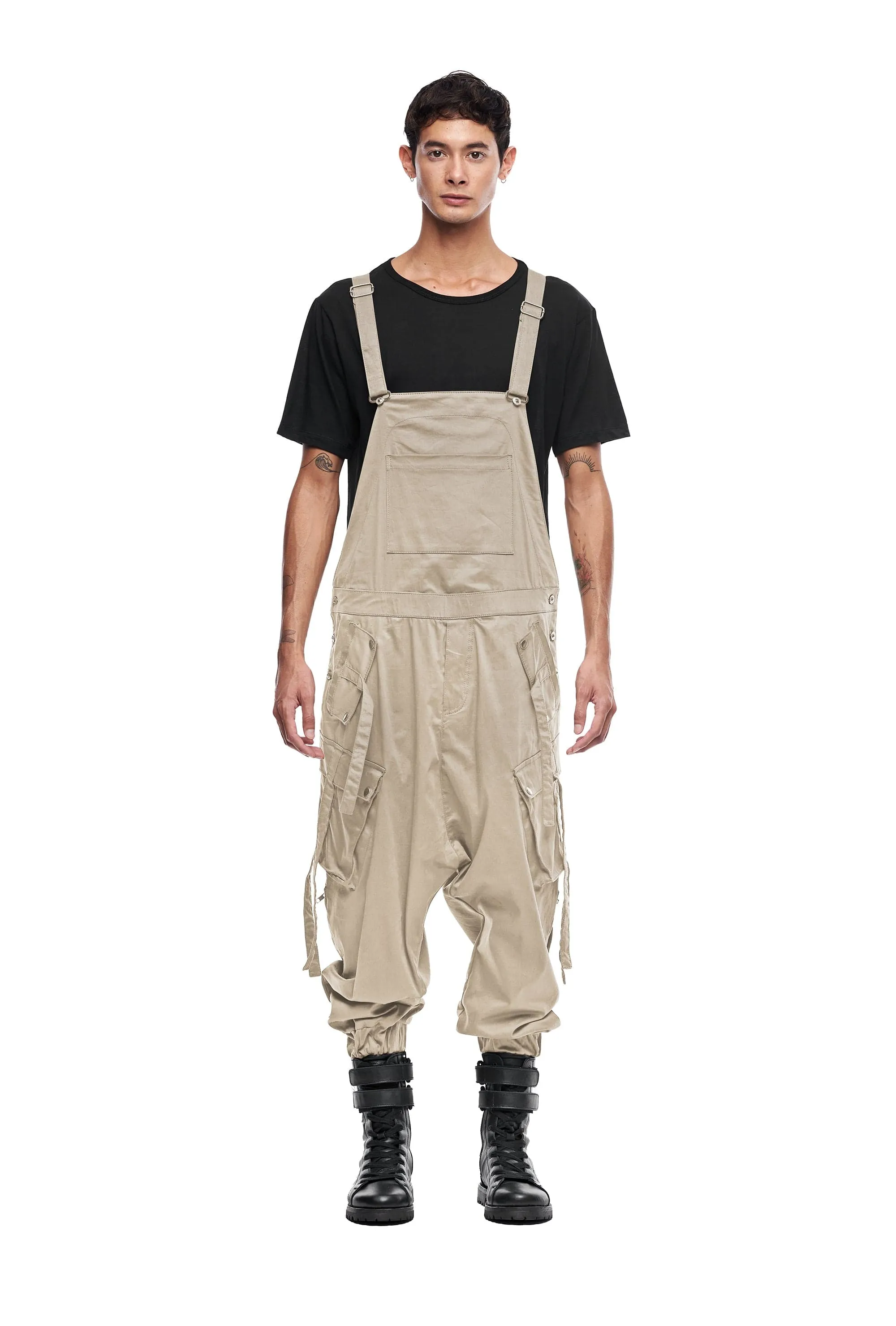 CARGO OVERALLS IN BONE