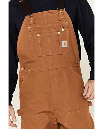 Carhartt 106671 Men's Loose Fit Firm Duck Bib Overall