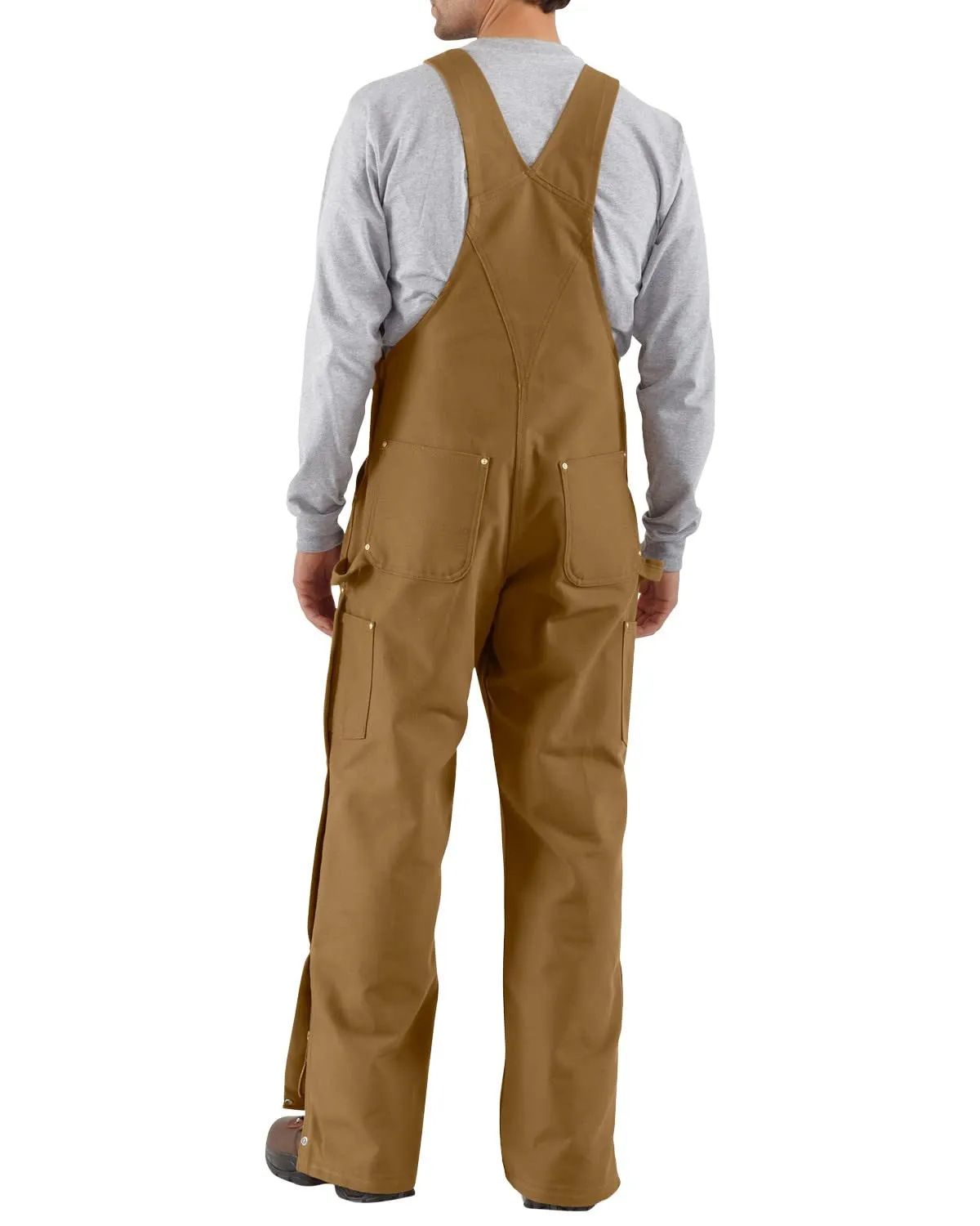 Carhartt 106671 Men's Loose Fit Firm Duck Bib Overall