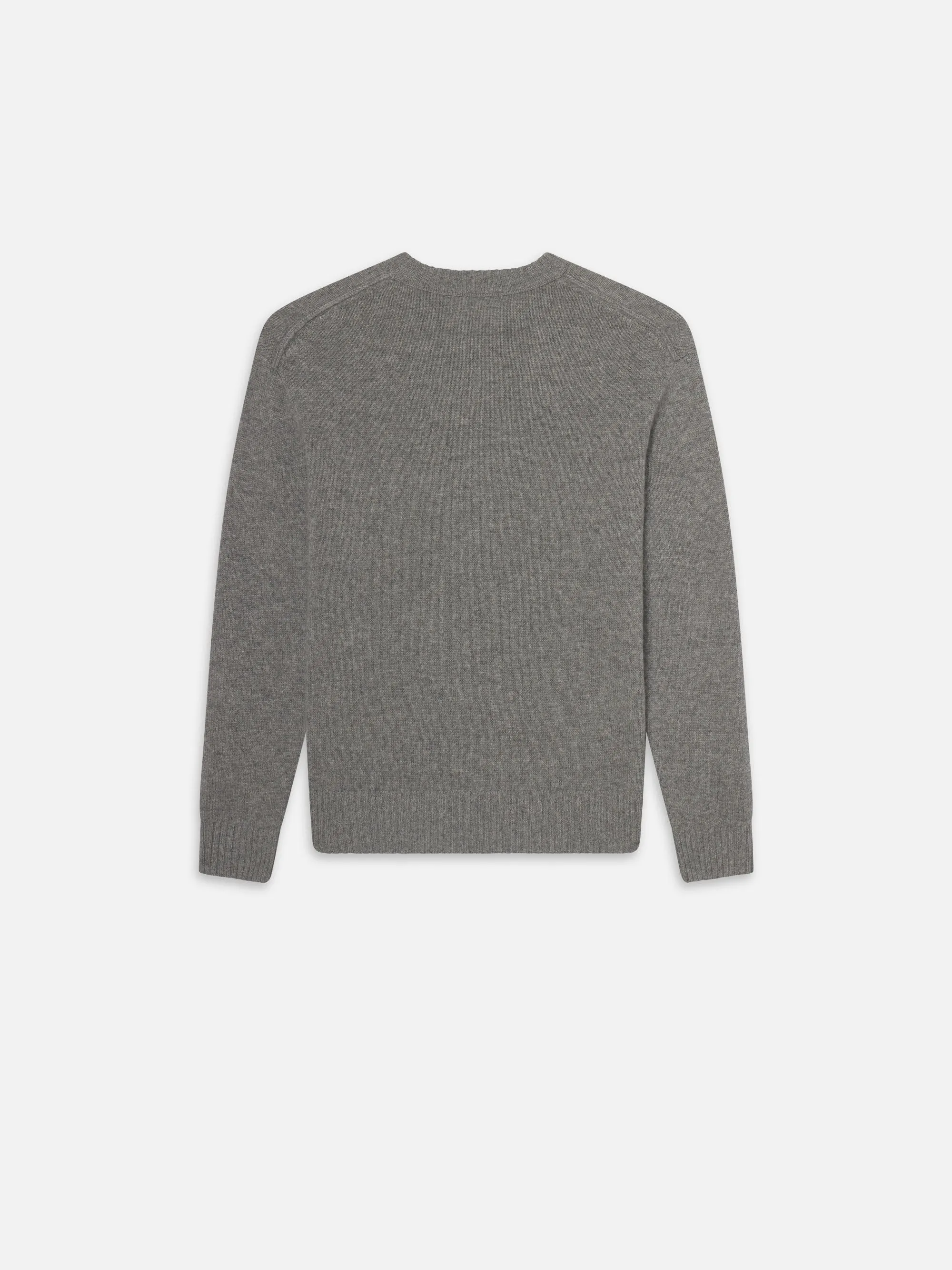 Cashmere Crewneck Sweater -- Gris