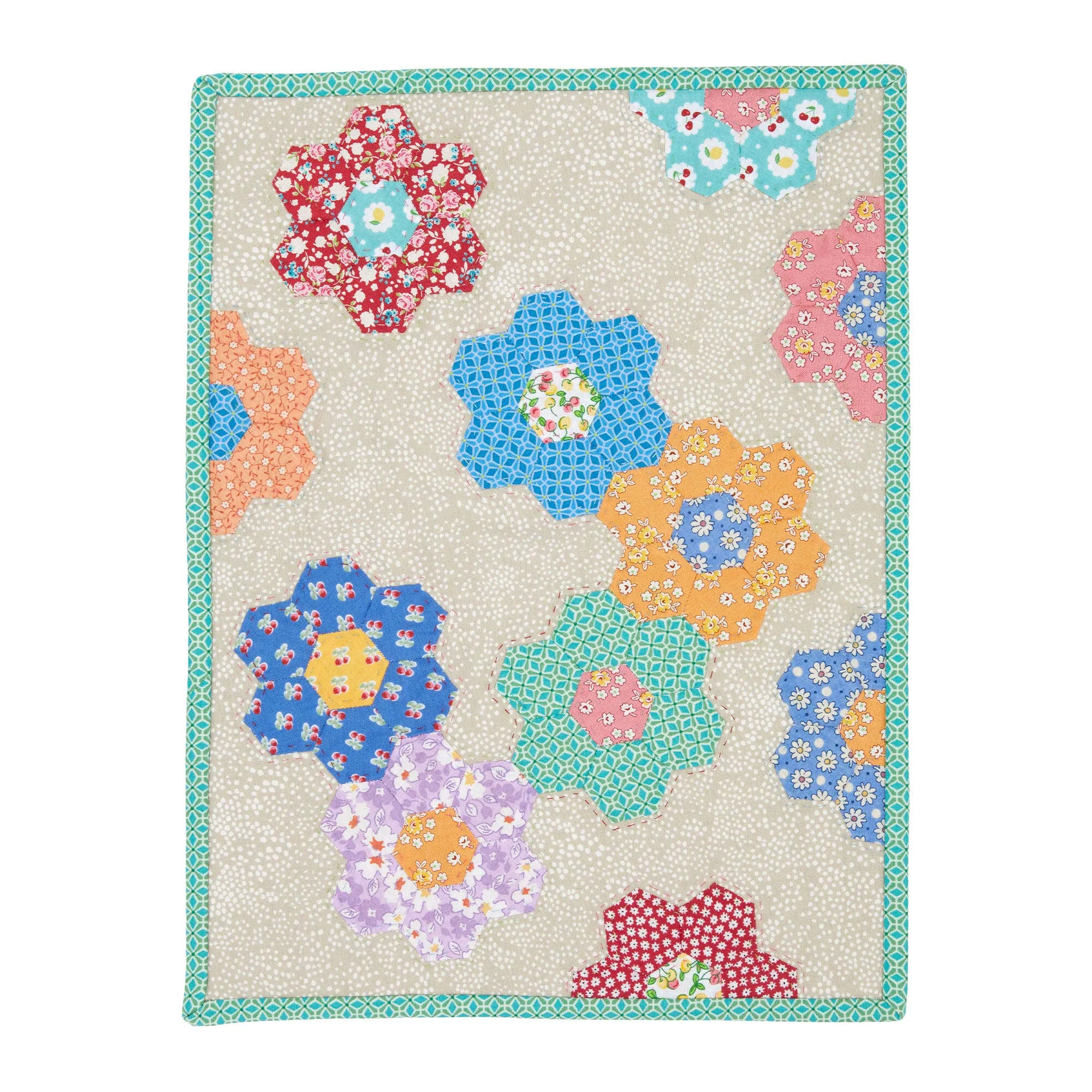 Coats & Clark Sewing English Pieced Petit Garden Quilt