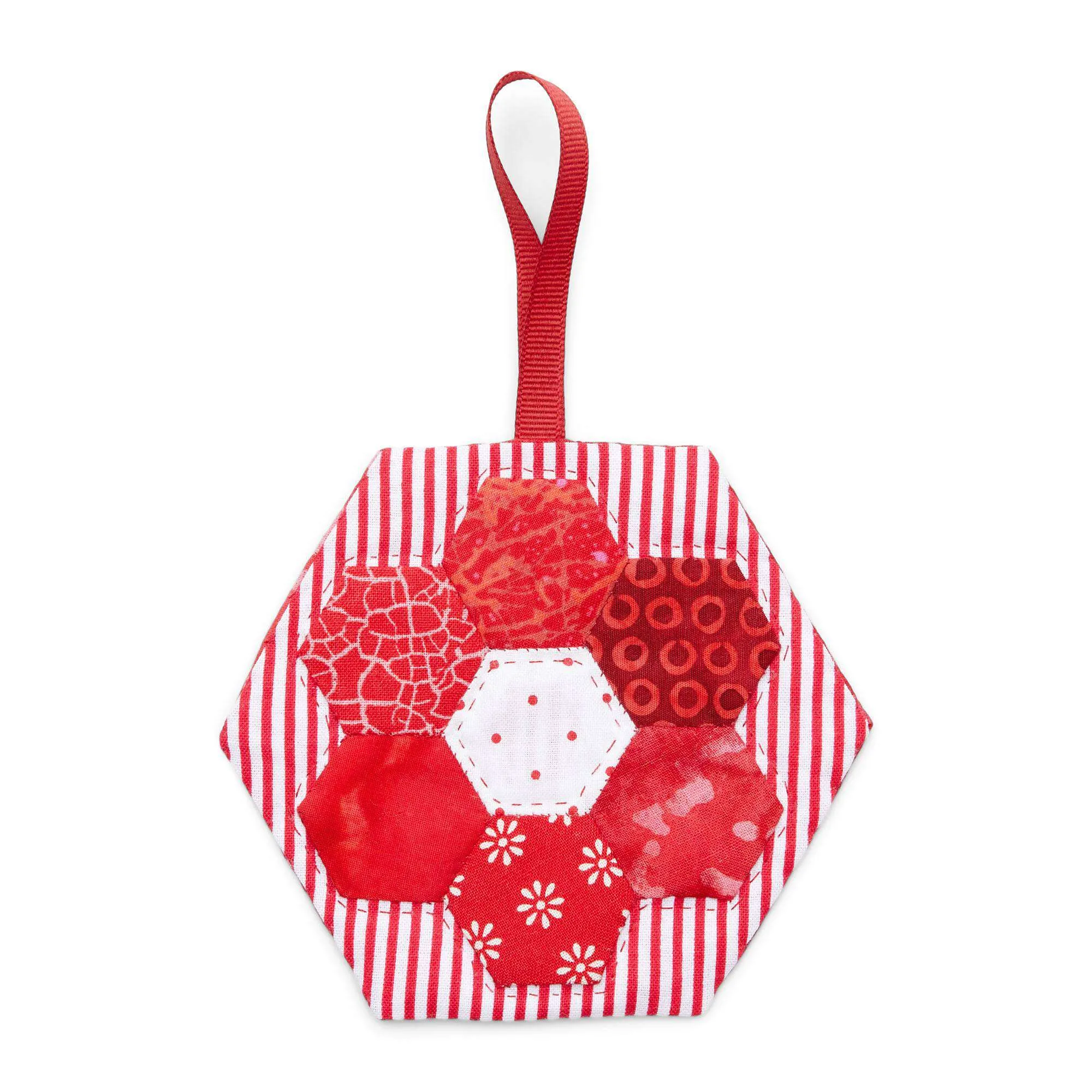 Coats & Clark Sewing Hexagon Holiday Ornament