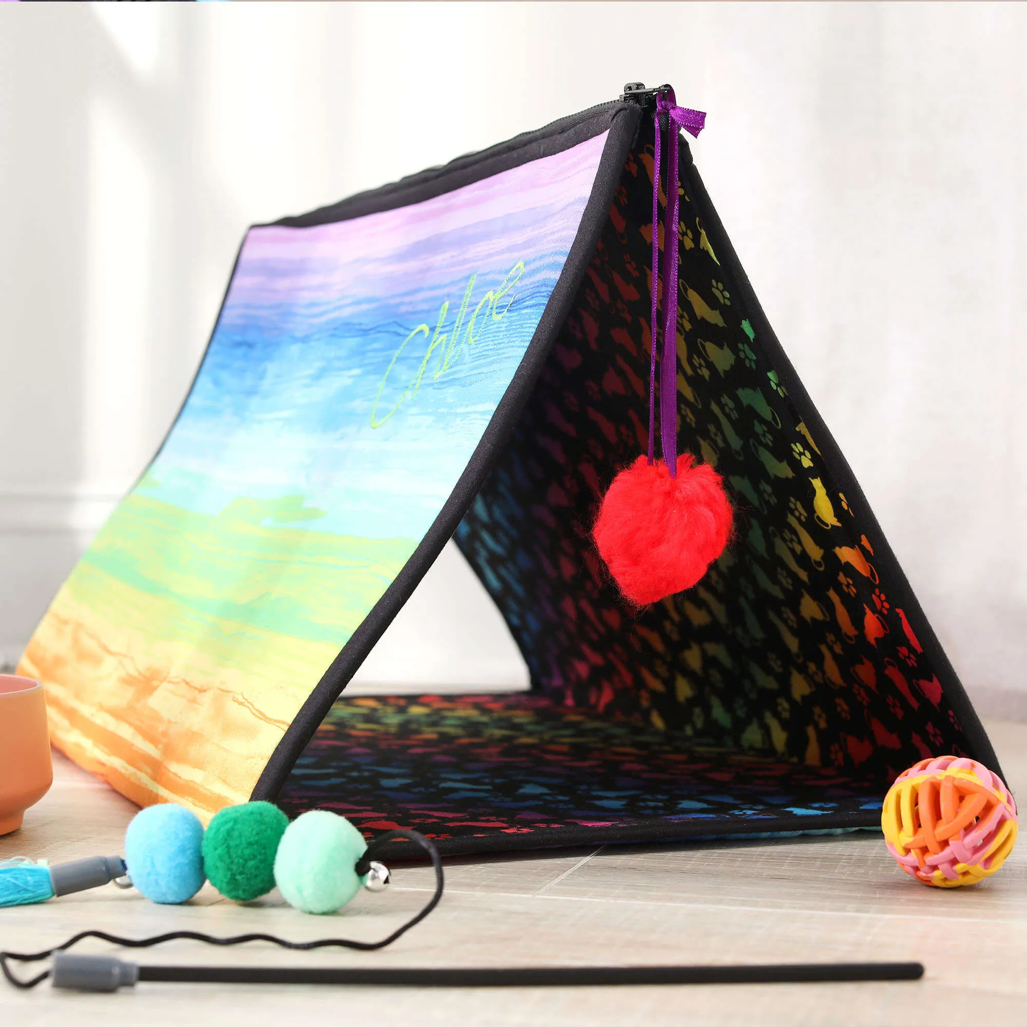 Coats & Clark Sewing Rainbow Connection Cat Tent