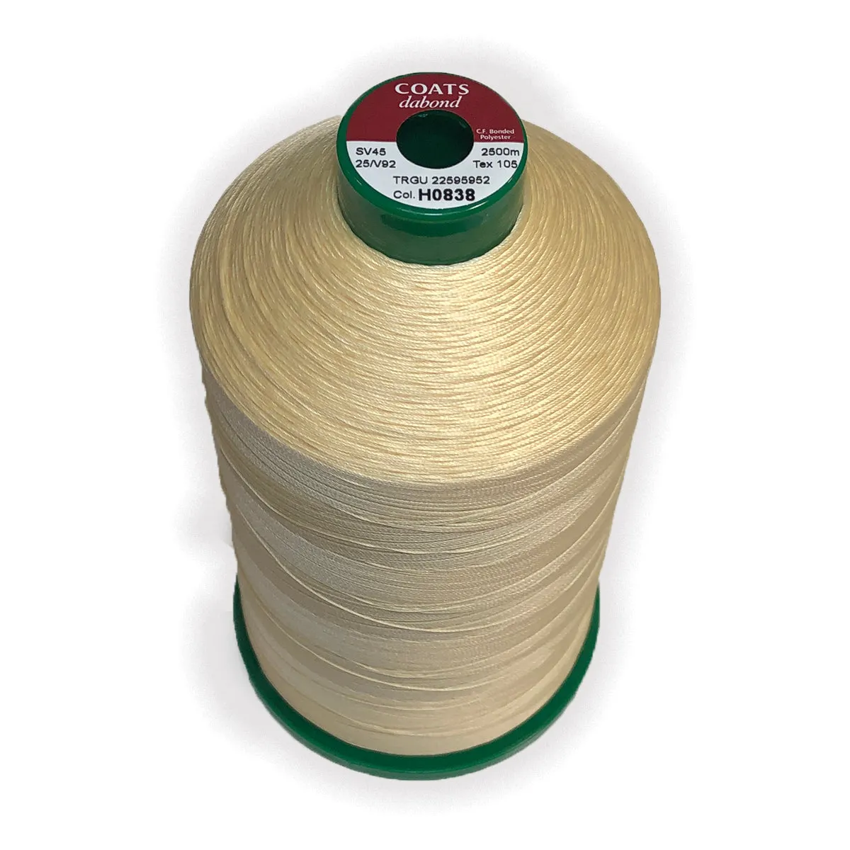 Coats Dabond V92 UV Resistant Bonded Polyester Thread. 2000m