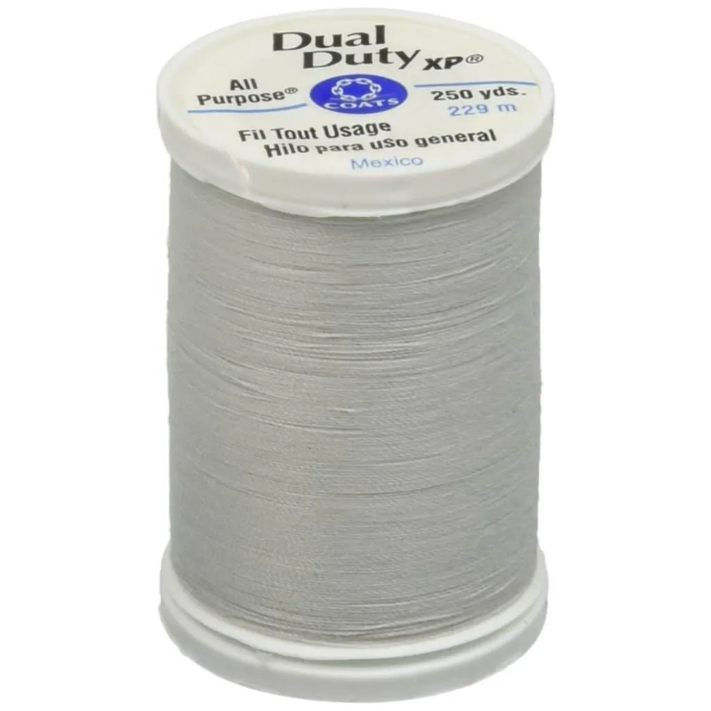 Coats Dual Duty XP General Purpose Thread 250yd Silver