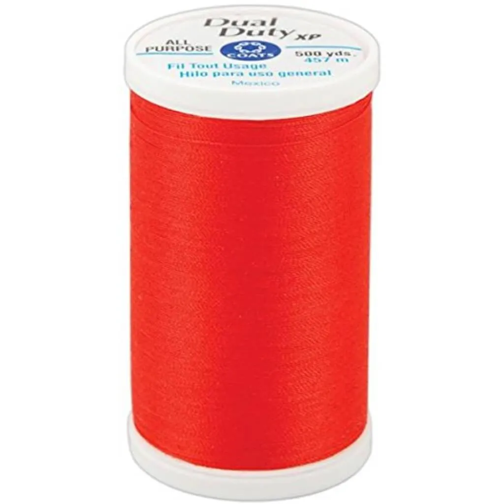 Coats Dual Duty XP General Purpose Thread 500yd Atom Red