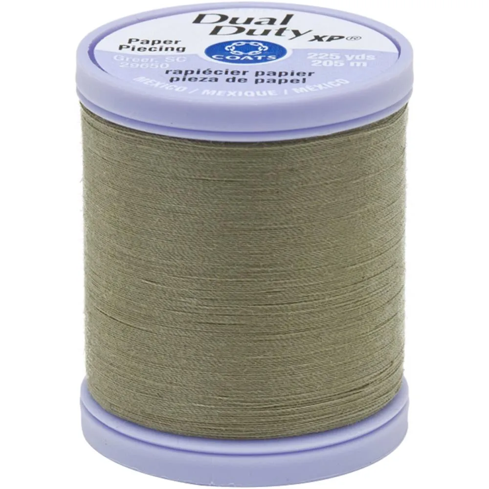 Coats Dual Duty XP Paper Piecing Thread 225yd - Green Linen