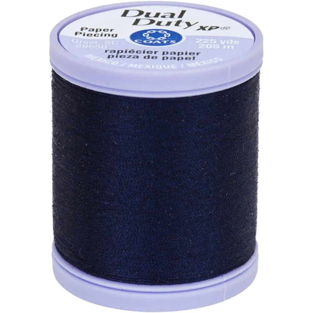 Coats Dual Duty XP Paper Piecing Thread 225yd - Navy