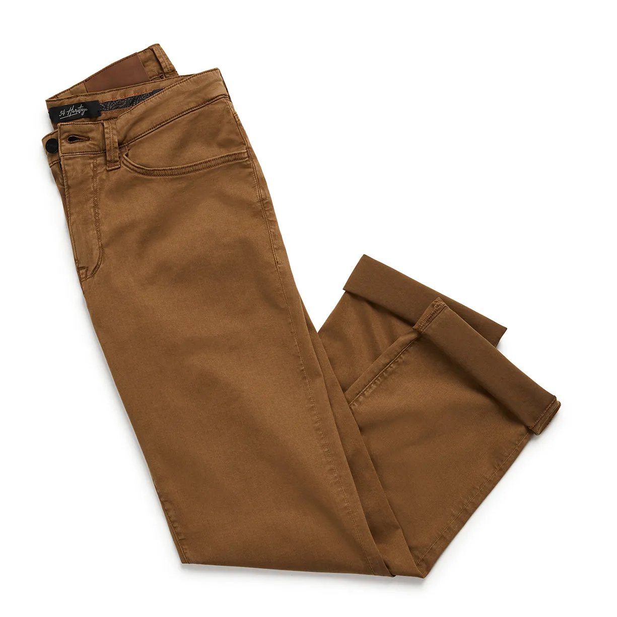 Cool Tapered Leg Pants In Tobacco Twill