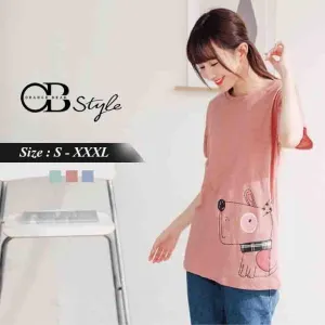 COTTON FABRIC  SHORT SLEEVE TOPS