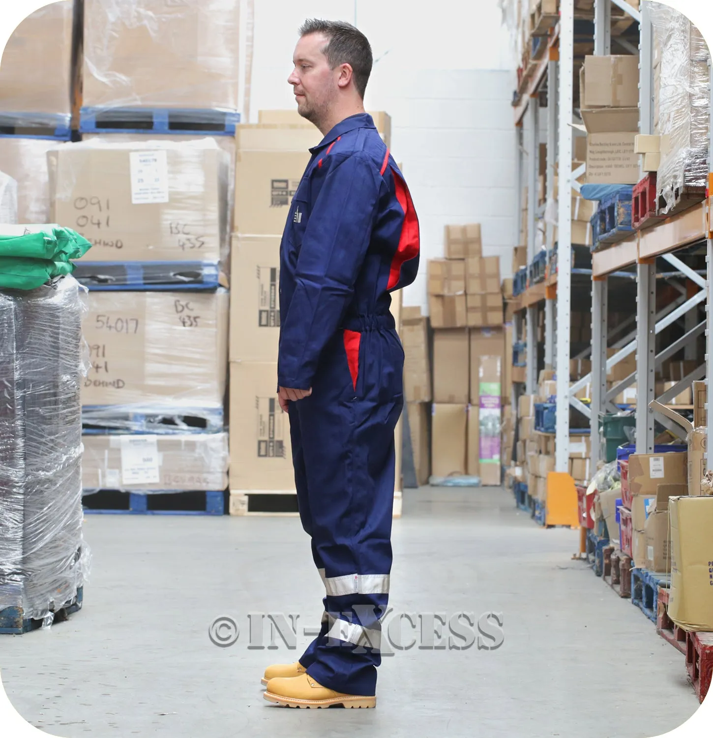 DAF Heavy Duty Mechanics Boiler Work Wear Overalls - Navy Blue