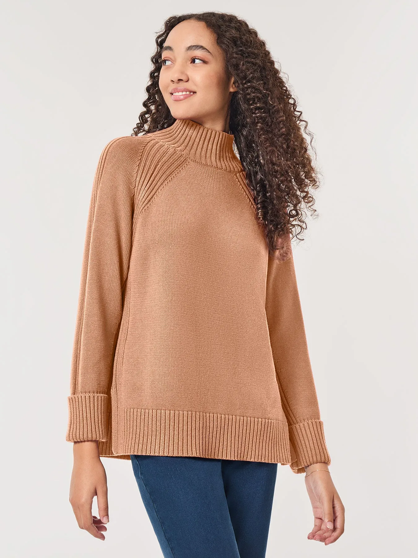 Directional Ribbed Sweater