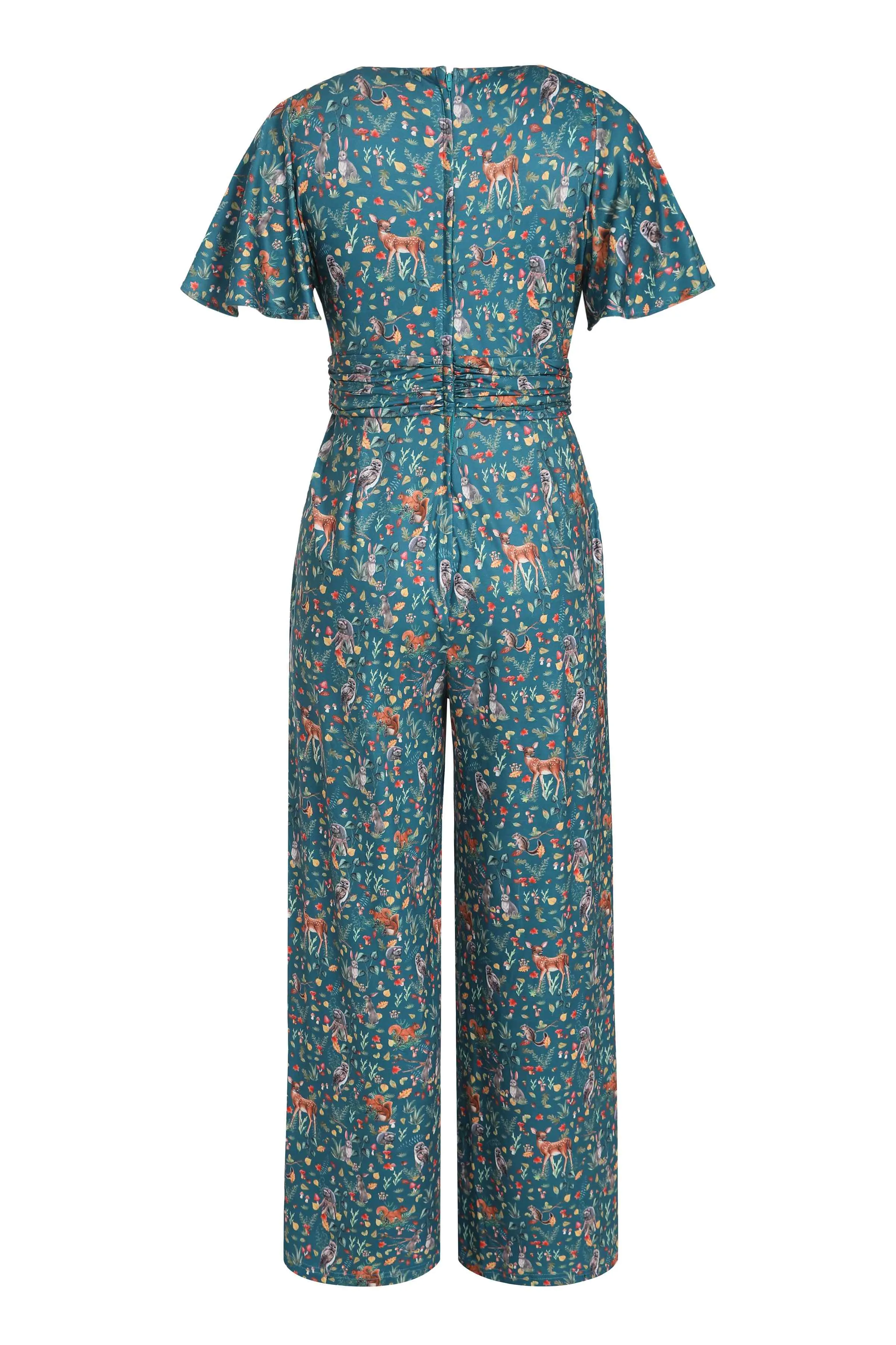 Esther Green Woodland Jumpsuit