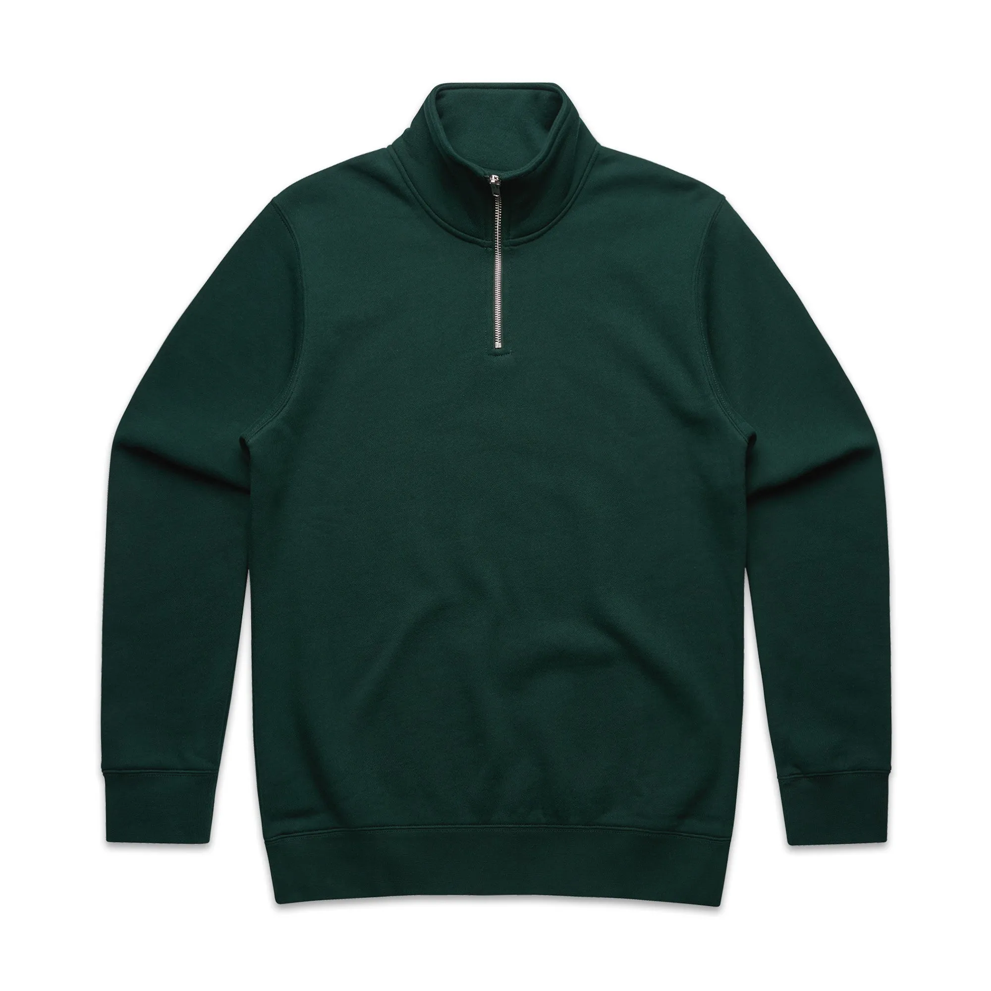 Forest Green Glamify Essentials 1/4 zip sweater 5125