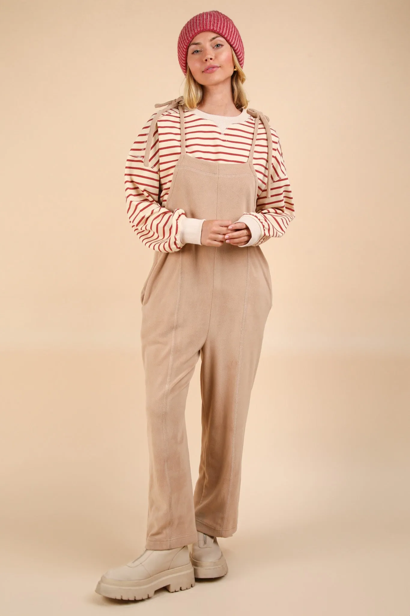 FREYA FLEECE OVERALLS