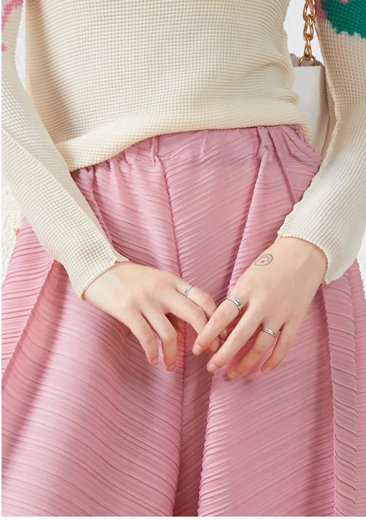 HEYFANCYSTYLE Tokyo Pleated Balloon Ankle Pants