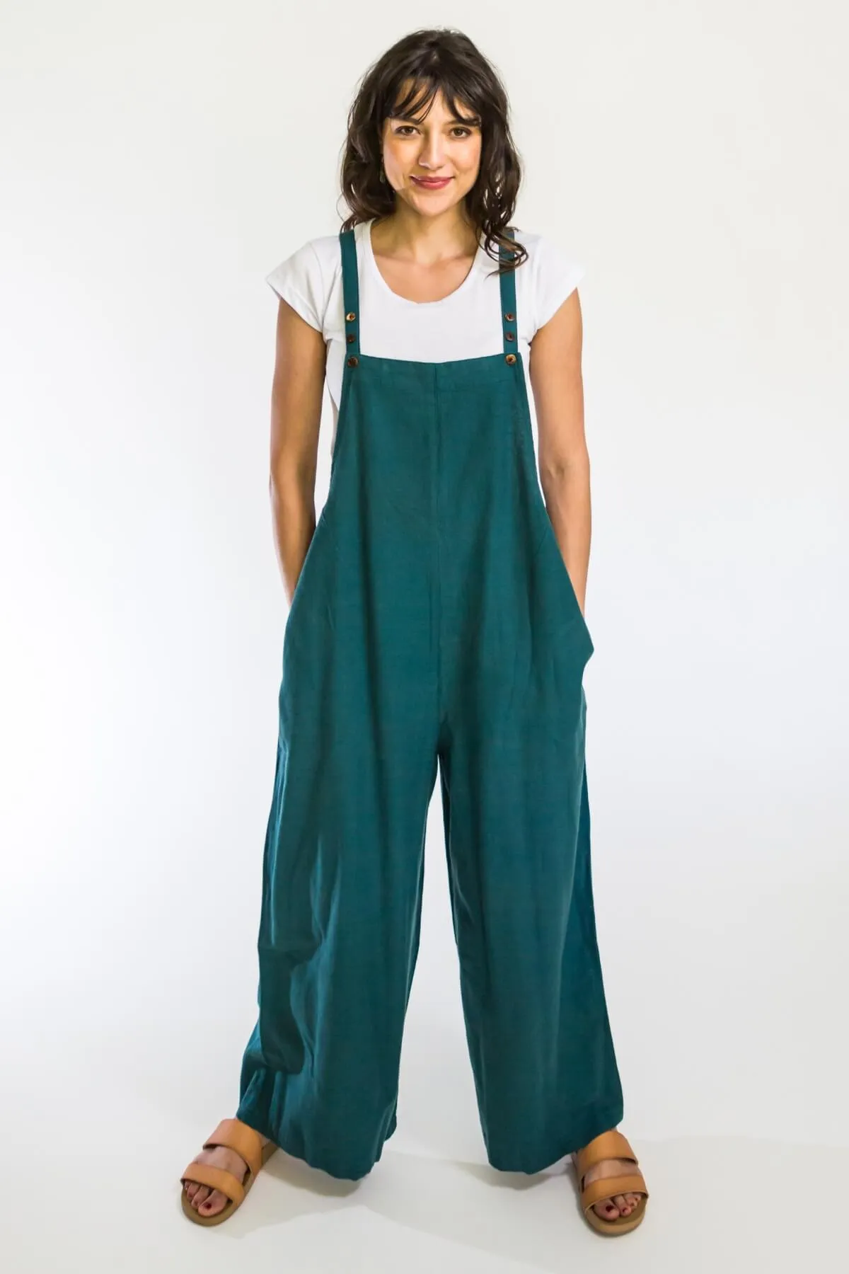 Juanita Overalls Long - Turquoise