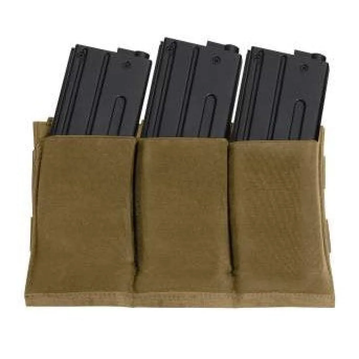 Lightweight 3 Mag Elastic Retention Pouch