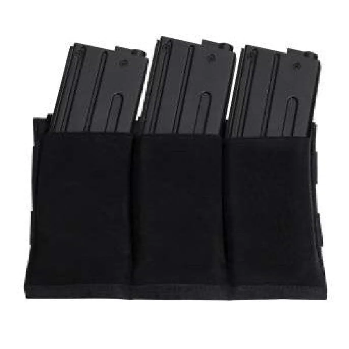 Lightweight 3 Mag Elastic Retention Pouch