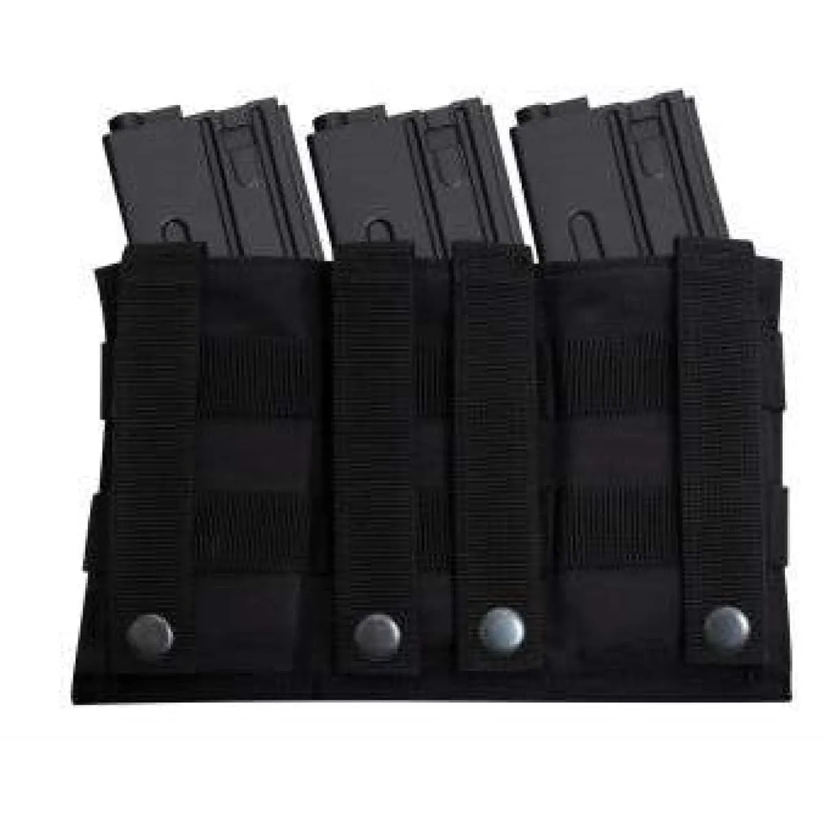 Lightweight 3 Mag Elastic Retention Pouch