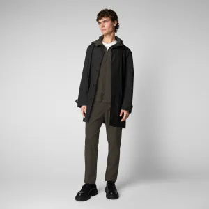 Men's Luiz Hooded Jacket in Smoked Grey