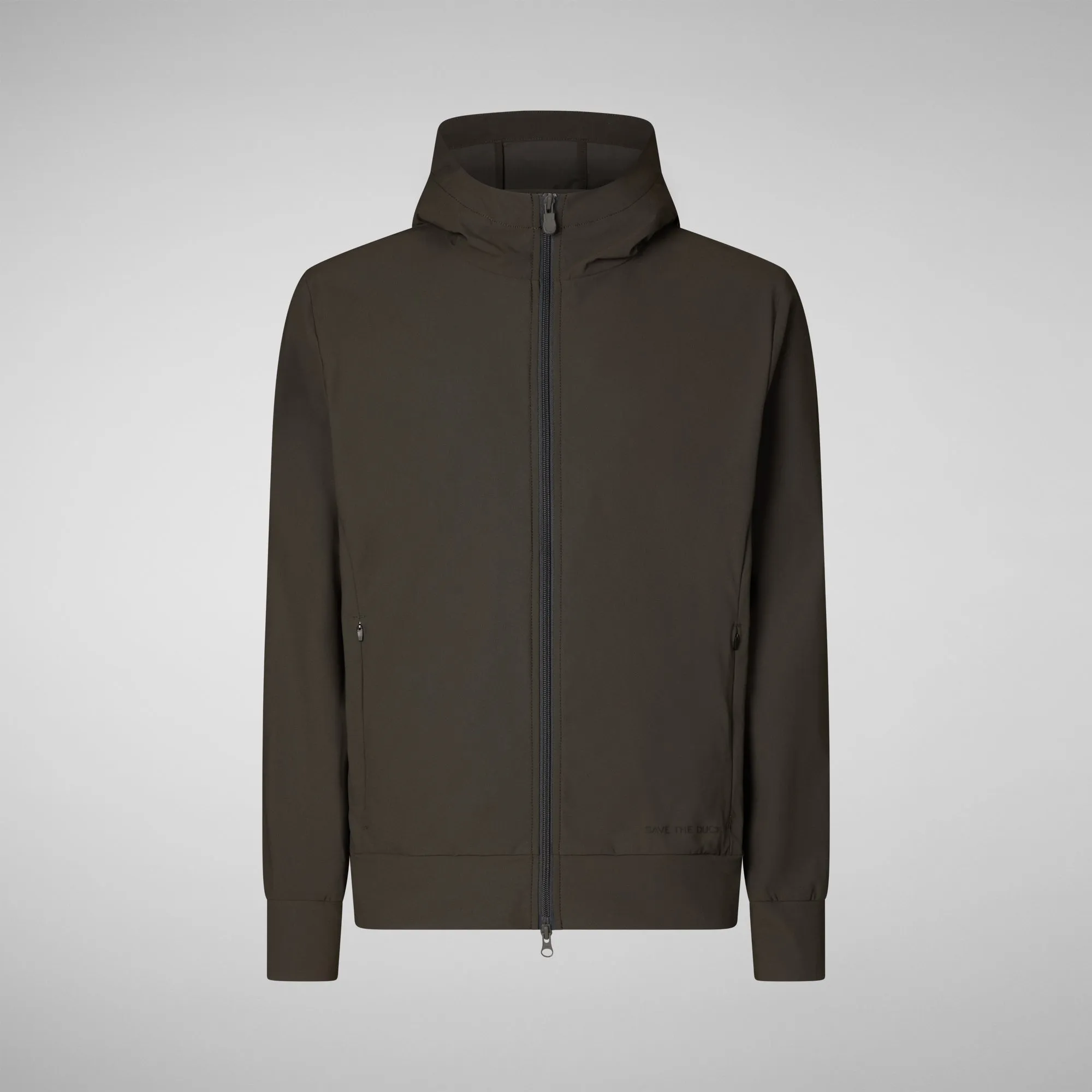 Men's Luiz Hooded Jacket in Smoked Grey