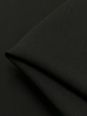 Mercerised Cotton - Black - 150cm