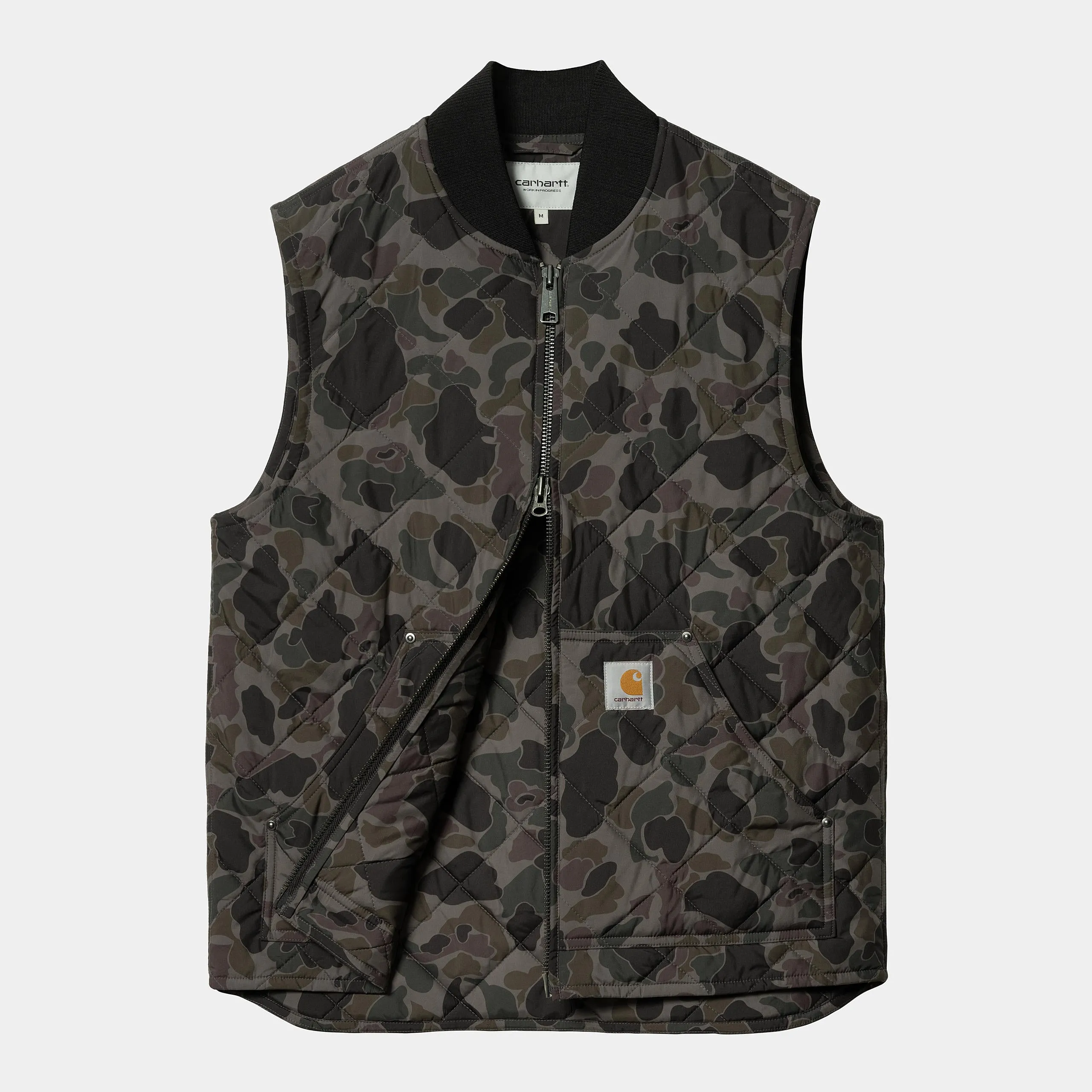 MYTON VEST LINER CAMO DUCK, GREY