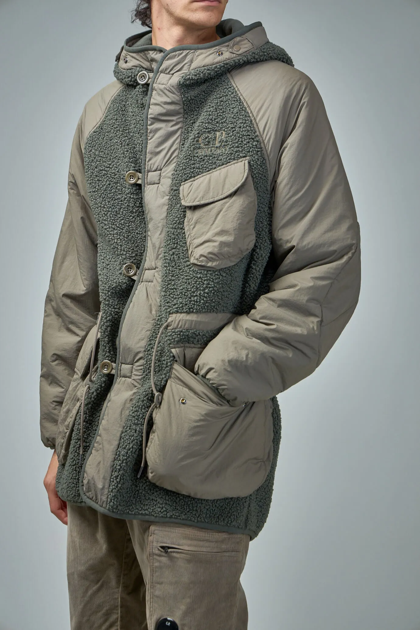 Outerwear Long Jacket In Polar Shell