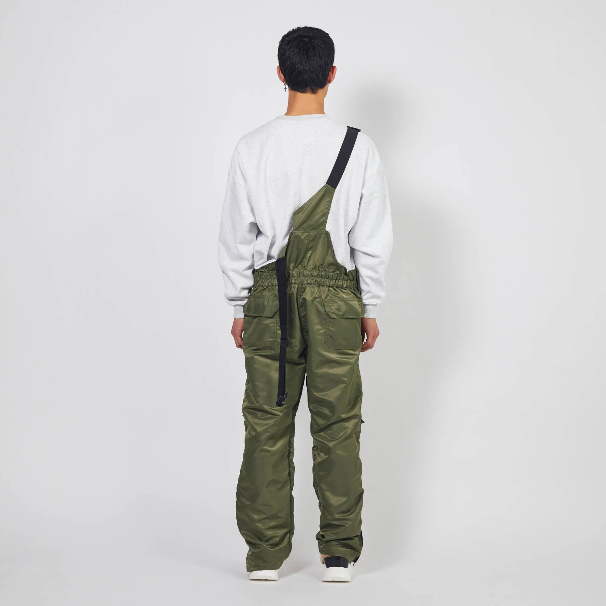 overalls / olive