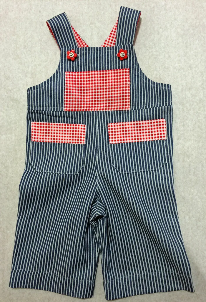 Overalls/Shortalls pdf sewing pattern OLLIE OVERALLS Sizes to fit 3 months to 4 years