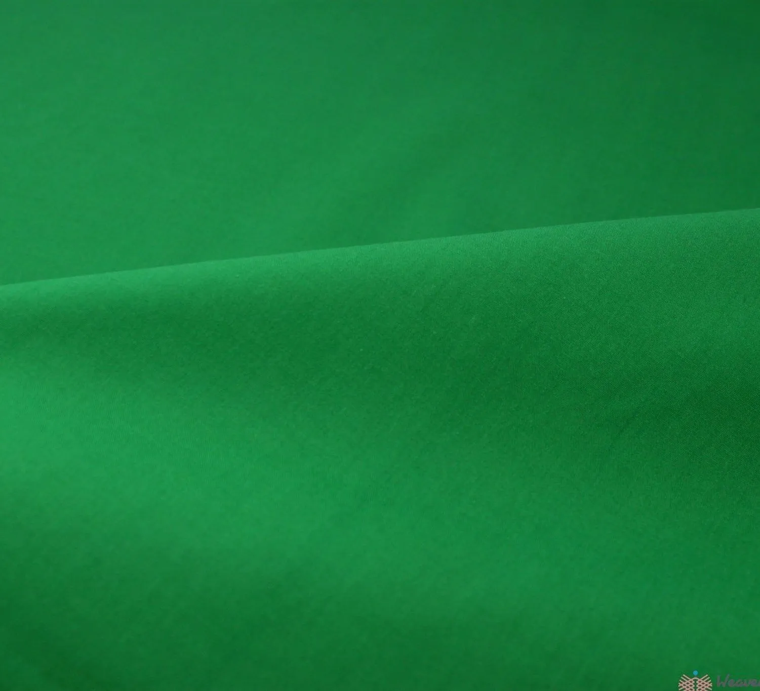 Plain Polycotton Fabric / Emerald