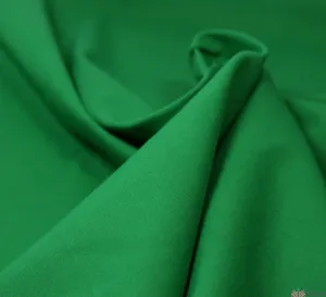 Plain Polycotton Fabric / Emerald