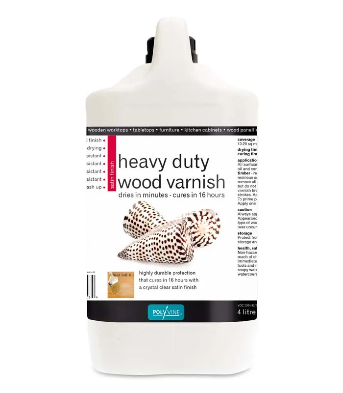 Polyvine Heavy Duty Wood Varnish - Satin