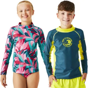 Regatta Kids Hoku II Long Sleeve UV Protect Rash Vest