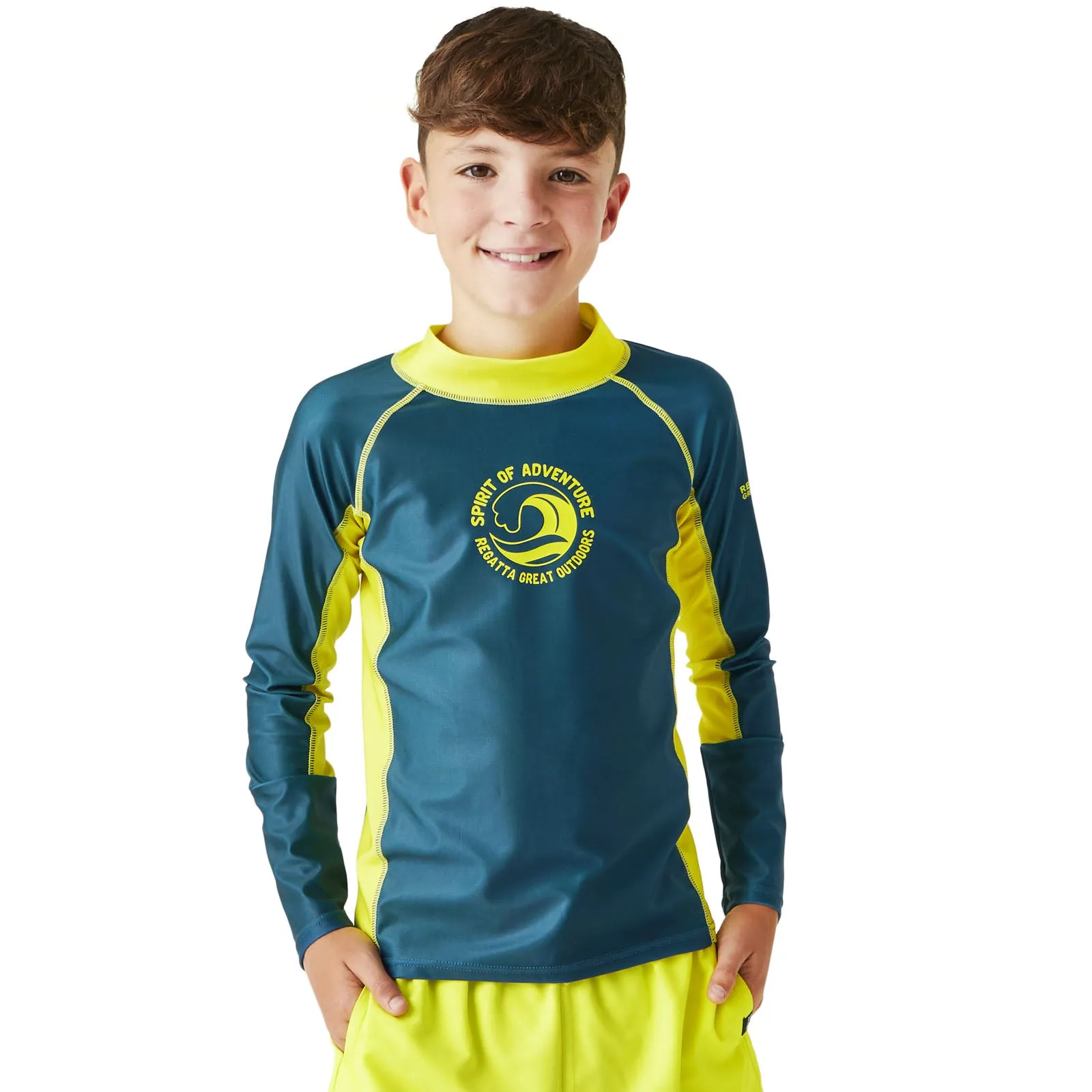 Regatta Kids Hoku II Long Sleeve UV Protect Rash Vest