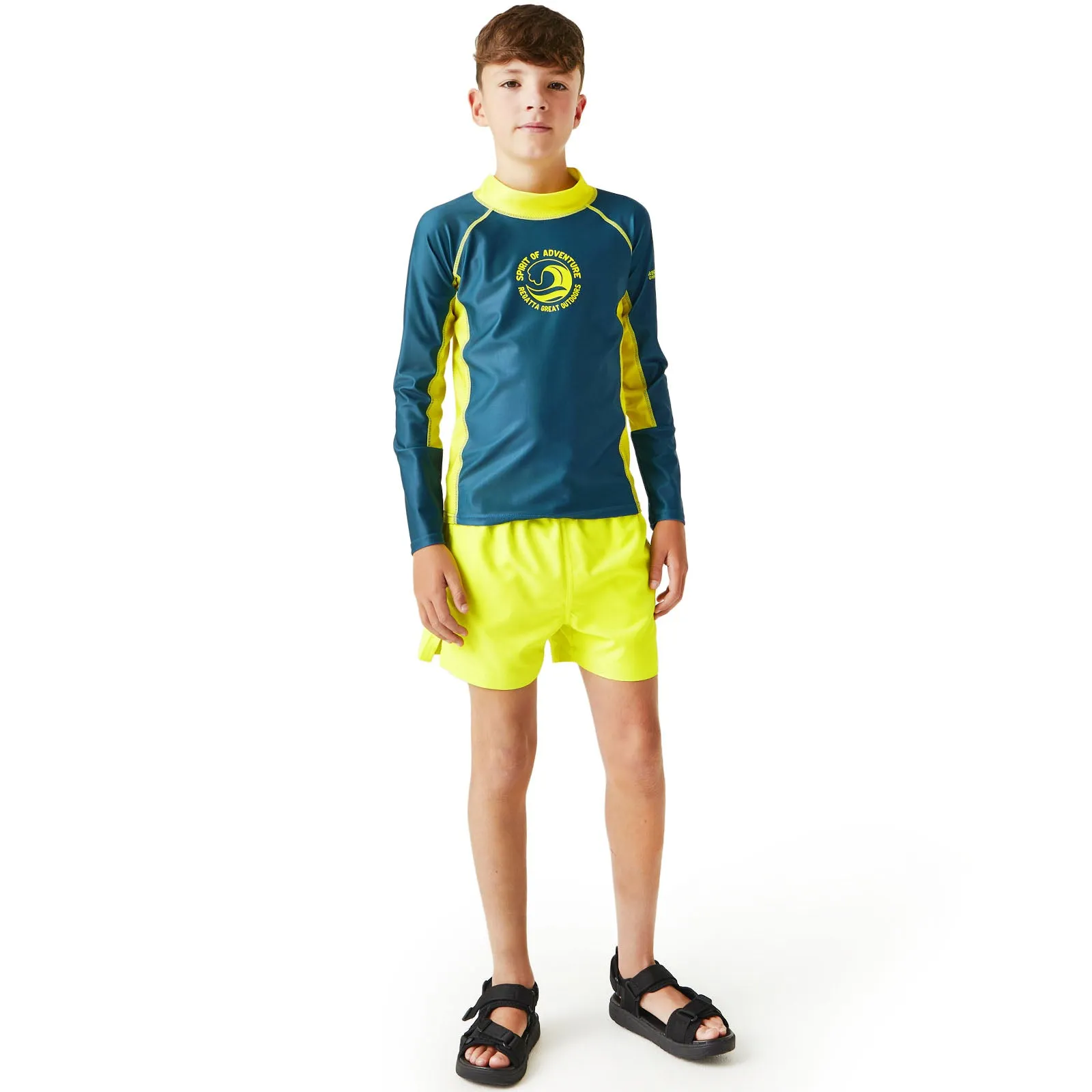 Regatta Kids Hoku II Long Sleeve UV Protect Rash Vest